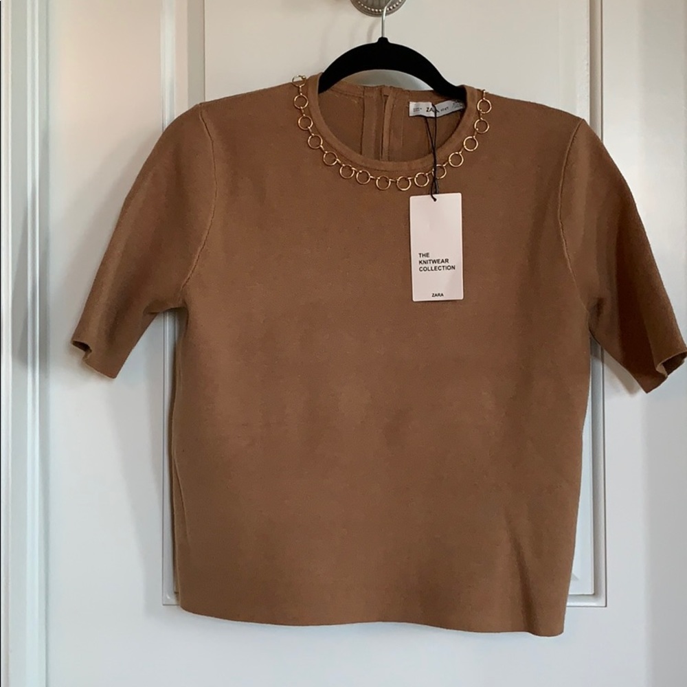 NWT ZARA KNIT TOP - Picture 2 of 6